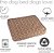 Capa de cama para cães pequenos Molly Mutt - Estampa Daysleeper - Mede 22”x27”x5’’ - 100% Algodão - Durável - Respirável - Sustentável - Capa de cama lavável à - Imagem 2