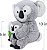 GUND Zozo o Coala com filhote de pelúcia, animal de pelúcia para 1 ano ou mais, cinza/branco, 10” - Imagem 4