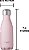 Garrafa de água de aço inoxidável S'well - 9 fl oz - Topázio Rosa - recipiente isolado a vácuo de triplo camada mantém as bebidas geladas por 27 horas e quentes por 12 - sem condens - Imagem 2