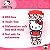 Caneca de viagem de parede dupla Silver Buffalo Sanrio Hello Kitty com padrão, tampa deslizante, 20 onças, 16 onças de rostos por todos os lados, 1 unidade (embalagem de 1) - Imagem 4