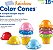 Recursos de Aprendizagem Smart Snacks Cone de Cores do Arco-Íris - 12 Peças, Para Crianças de 18+ Meses de Idade, Brinquedos de Faz de Conta para Bebês, Brinquedos para - Imagem 5