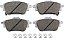 Conjunto de pastilhas de freio a disco Beck/Arnley 0852136 - Imagem 1