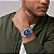 Relógio esportivo inspirado em mergulho para homens da Fossil Blue com pulseira de aço inoxidável, silicone ou couro. - Imagem 5