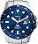 Relógio esportivo inspirado em mergulho para homens da Fossil Blue com pulseira de aço inoxidável, silicone ou couro. - Imagem 4