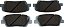 Beck/Arnley 085-1932 Pastilha de Freio Premium ASM - Imagem 1
