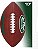 Futebol americano da equipe Franklin Sports NFL - Futebol americano juvenil de tamanho júnior para crianças - Logotipo oficial da equipe da NFL + Cores do time de futebol juvenil - Loja de fãs infantis da NFL - Imagem 2