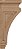 Ekena Millwork COR06X04X09ARRW Artes e Ofícios Madeira Cachorros, 6L x 4P x 9A, Borracha Madeira - Imagem 3