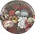 Conjunto de 4 pratos pequenos de melamina Thomas Paul Antwerp Floral, Multicolorido - Imagem 2
