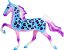 Cavalo Breyer Freedom Series década de 90 Decorator Colt | Brinquedo de Cavalo | Edição Especial | 9,75 x 7 | Escala 1:12 | Modelo #62221, Azul - Imagem 1
