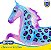 Cavalo Breyer Freedom Series década de 90 Decorator Colt | Brinquedo de Cavalo | Edição Especial | 9,75 x 7 | Escala 1:12 | Modelo #62221, Azul - Imagem 2