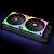 Ventilador de radiador Thermaltake TOUGHFAN 14 RGB, pacote de 3 unidades, iluminação RGB de 16,8 milhões, fluxo de ar máximo de 107 CFM, CL-F136-PL14SW-A - Imagem 3