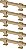 Puxador de armário ajustável Franklin Brass Square Bar Adjusta-Pull™, Bronze Champagne, 1-3/8 pol. a 4 pol. (35mm/102mm) alça de gaveta ajustável, Pacote com 5, P44367-C - Imagem 5