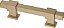 Puxador de armário ajustável Franklin Brass Square Bar Adjusta-Pull™, Bronze Champagne, 1-3/8 pol. a 4 pol. (35mm/102mm) alça de gaveta ajustável, Pacote com 5, P44367-C - Imagem 1