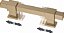 Puxador de armário ajustável Franklin Brass Square Bar Adjusta-Pull™, Bronze Champagne, 1-3/8 pol. a 4 pol. (35mm/102mm) alça de gaveta ajustável, Pacote com 5, P44367-C - Imagem 3