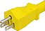 Adaptador de Cabo de Energia para RV Conntek 14222 de 1,5 pés, Plugue Macho de 15 A para Conector Fêmea Bloqueável de 50 A 125/250 Volts, Amarelo - Imagem 5