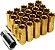 Porca de roda aberta de alumínio 7075 dourado M12 x 1,5 20 peças L: 60mm J2 Engineering com adaptador de soquete - Imagem 1