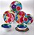 Placas sortidas French Bull - Conjunto de 4 peças - Conjunto de Prato de Jantar de Melamina de 11 polegadas - Louça de jantar de melamina para uso interno e externo - Floral de jardim sortido - Imagem 2