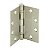 Dobradiça de porta comercial Prime-Line U 1156453, pivô suave com 2 rolamentos de esferas, 4-1/2 pol. x 4-1/2 pol. com cantos quadrados, 4 furos por folha com - Imagem 1