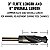 Broca de Contratante de Aço de Alta Velocidade Preto & Dourado com Haste Reduzida de 1-15/32 e 3-Flat 1/2 Shank, Série KFD3F da Drill America - Imagem 4