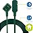 Acessórios Philips, Extensão de Tomada com 3 Saídas, 15 Ft, Perfeito para Luzes de Natal, Verde, Pacote com 3, SPS3532G/37 - Imagem 3