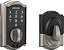 Fechadura eletrônica Schlage BE375 CAM 619 Touch Camelot, Deadbolt sem chave, entrada sem chave, níquel acetinado - Imagem 1