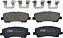 Conjunto de pastilhas de freio a disco TRW Pro TRC1793 para Ford Mustang 2015-2020, traseira - Imagem 1