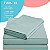 Conjunto de lençóis Comfort Spaces Coolmax Moisture Wicking - Lençóis de clima quente para suor noturno, Twin XL, Aqua, 3 peças - Imagem 2