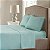 Conjunto de lençóis Comfort Spaces Coolmax Moisture Wicking - Lençóis de clima quente para suor noturno, Twin XL, Aqua, 3 peças - Imagem 1