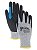 Luvas de trabalho revestidas com palma de poliuretano hiperon preta D-ROC GPD590B-12 da MAGID Glove & Safety, nível de corte A5, 12 polegadas, preto (pacote com 12 - Imagem 1