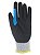 Luvas de trabalho revestidas com palma de poliuretano hiperon preta D-ROC GPD590B-12 da MAGID Glove & Safety, nível de corte A5, 12 polegadas, preto (pacote com 12 - Imagem 2