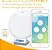 Luz de despertar Beurer 4-em-1 com Bluetooth, simulação de nascer do sol e pôr do sol, despertador, lâmpada de leitura, luz de ambiente, alto-falante, rádio, 256 variações de - Imagem 3
