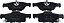 Conjunto de pastilhas de freio traseiro de cerâmica TRQ para Dodge Durango 11-12 Jeep Grand Cherokee - Imagem 5