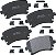 Conjunto de Pastilhas de Freio Bendix SBM1018 Stop By Bendix - Imagem 1