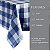 Toalha de mesa Elrene Home Fashions Farmhouse Living Buffalo Check, 60 x 120, Azul/Branco - Imagem 3