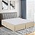 Cathay Home Saia de Cama Fácil de Ajustar com Microfibra Dupla Escovada, Ultra Macia, Resistente a Desbotamento e Amassados - Creme, King - Imagem 1