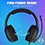 Fone de ouvido com fio PDP AIRLITE PRO para Playstation 5 com microfone boom com cancelamento de ruído: para consoles PS5/PS4/PS3/PC (Preto) - Imagem 2