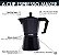Cafeteira de fogão clássica Primula para fazer café expresso e café, Moka Pot para preparar café italiano e cubano, greca cafeteira, 6 xícaras de café expresso, preto. - Imagem 2