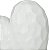 Escultura de Coração de Porcelana Deco 79, 8 x 4 x 8, Branca - Imagem 2