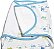 SwaddleMe Luxe Whisper Quiet Swaddle – Tamanho Pequeno/Médio, 0-3 Meses, Pacote com 2 (Blocos de Construção) Swaddle Extra Macio Para Recém-Nascidos com Fechamento de Tecido Silencioso e - Imagem 5