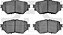 Pastilhas de freio semi-metálicas da Dynamic Friction Company 3000 - Conjunto dianteiro 1311-1759-00 - Imagem 1