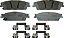 Wagner Brake OEX OEX1707 Conjunto de Pastilhas de Freio a Disco de Cerâmica Premium - Imagem 1