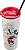 Caneca de aço inoxidável de parede dupla Silver Buffalo Disney Vintage Mickey Mouse Sketches and Poses com canudo, 22 onças - Imagem 5