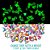 Pulseiras de encanto luminoso para fazer em casa - Design 4 pulseiras personalizáveis com mais de 120 adesivos fáceis de fazer - Presente de artes e artesanato criativo - Conjunto de fabricação de jóias para crianças - - Imagem 3