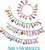 Pulseiras de encanto luminoso para fazer em casa - Design 4 pulseiras personalizáveis com mais de 120 adesivos fáceis de fazer - Presente de artes e artesanato criativo - Conjunto de fabricação de jóias para crianças - - Imagem 5