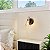 Iluminação de Parede KSANA Sconce 1-Luz Preto e Dourado com Vidro Texturizado para Corredor, Quarto, Escada e Entrada do Estilo Meio do Século. - Imagem 3
