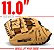 Luvas de beisebol + softbol Franklin Sports - Adultos e Jovens Field Master Baseball + Softball Gloves - Luvas para mão direita + mão esquerda - Luvas de infield + outfield - Vários tamanhos + cores - Imagem 4
