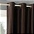Painel de cortina Sun Zero Scarlett 2-Pack Plissado de Veludo Redutor de Ruído e Bloqueador de Luz com Ilhós, Par de Painéis, 40 x 96, Marrom Chocolate - Imagem 1