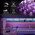 Armacost Lighting 423500 RibbonFlex Home 16ft. RGB+W Smart LED Tape Light Kit, multi-color and white = Kit de fita de luz LED inteligente RGB+W RibbonFlex Home 16 pés da Armacost Lighting, multicolorido e branco. - Imagem 2