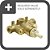 Kit de Acabamento para Válvula Termostática Moen TS32110BG Weymouth ExactTemp, Válvula Necessária, Ouro Escovado - Imagem 2