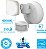 Luz de segurança inteligente Enbrighten LED Wi-Fi, Controle pelo aplicativo, Ativada por movimento, Cabeça única, Branca, Listada pela ETL, Resistente a UV, 1400 lumens, 4000K, Luz de inund - Imagem 2